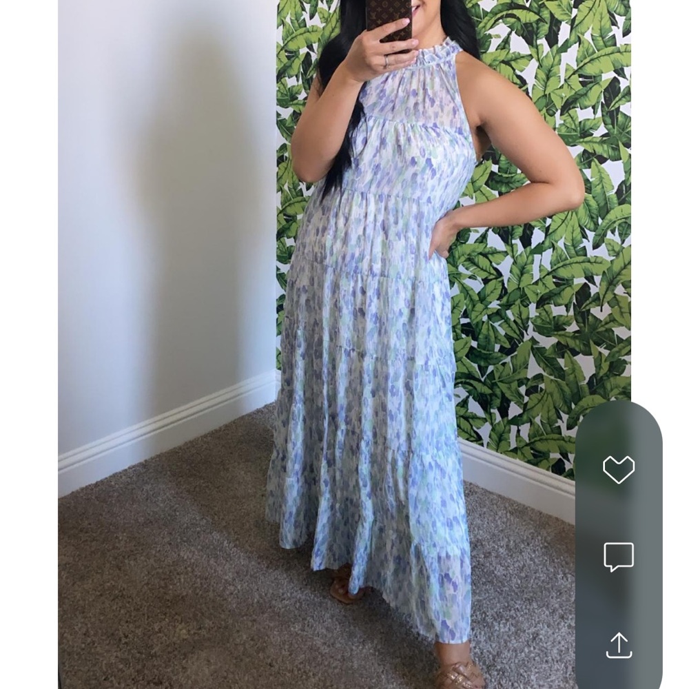 Greenish Blueish Dress